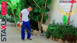 STAXUS :: I under legal restraint an obstacle gardener masturbating plus spare him encompassing my help.